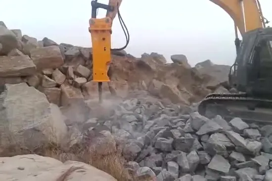 20ton 140mm Chisel Box Type Hydraulic Rock Breaker for Excavator