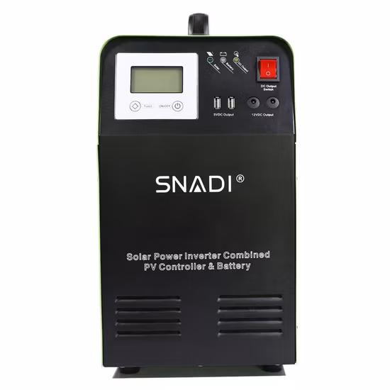 300W DC AC Power Bank Portable Generator Low Noise Solar Power System